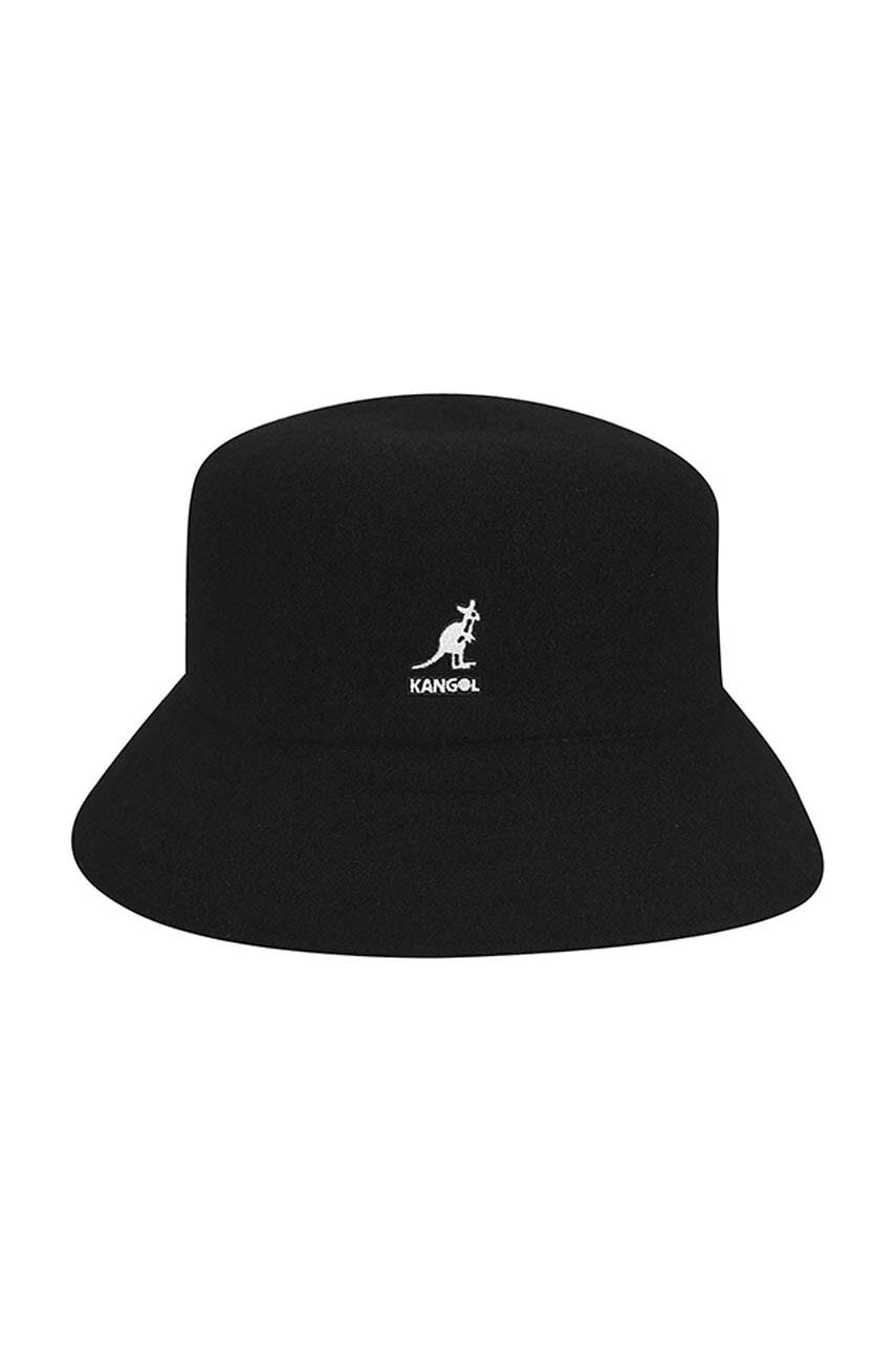 Klobouk Kangol černá barva, K3191ST.BK001-BK001 - černá -  60 % Bavlna