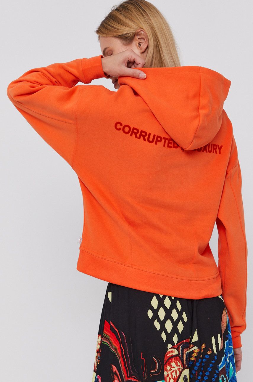 Frieda & Freddies Bluză femei, culoarea portocaliu, cu imprimeu answear.ro imagine megaplaza.ro