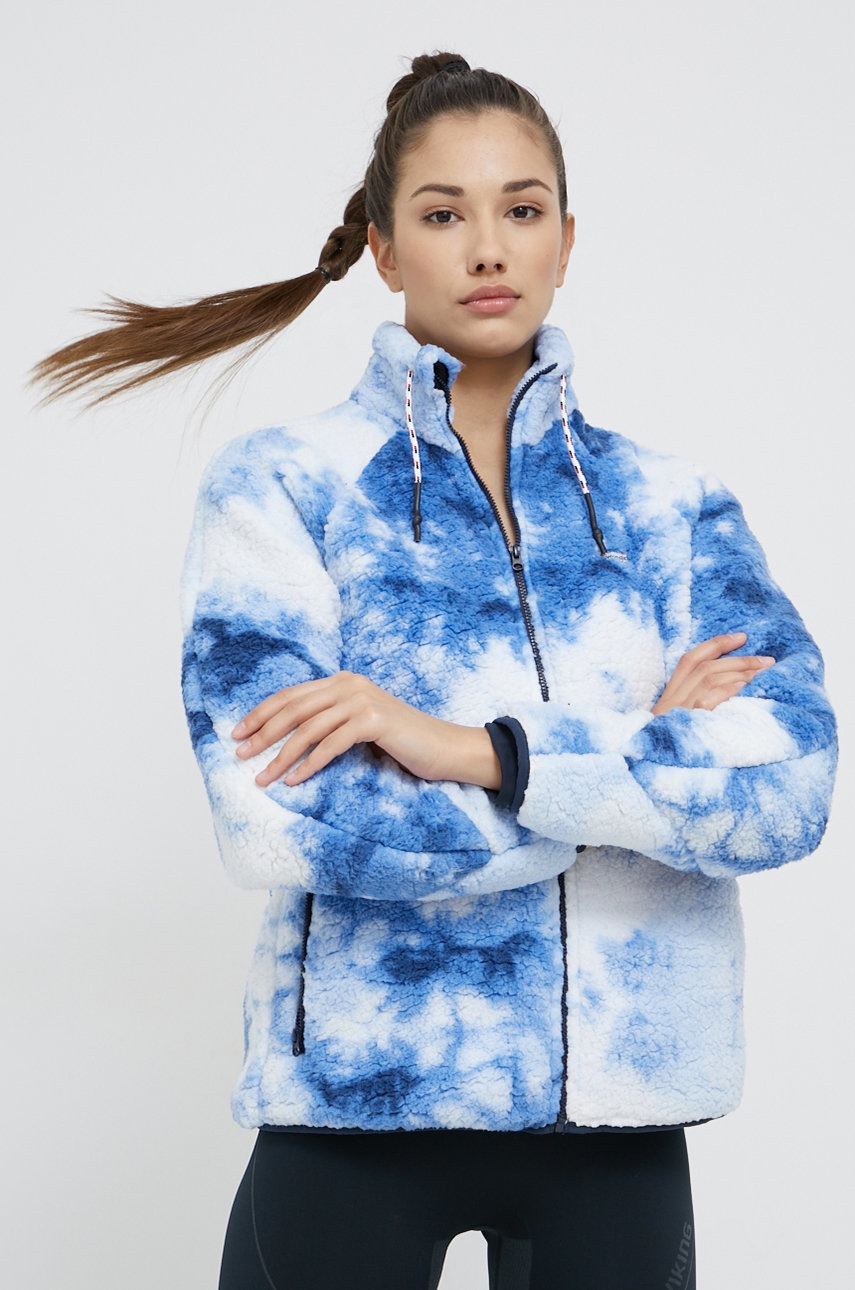 

Суичър Wrangler ATG дамски с десен, Син