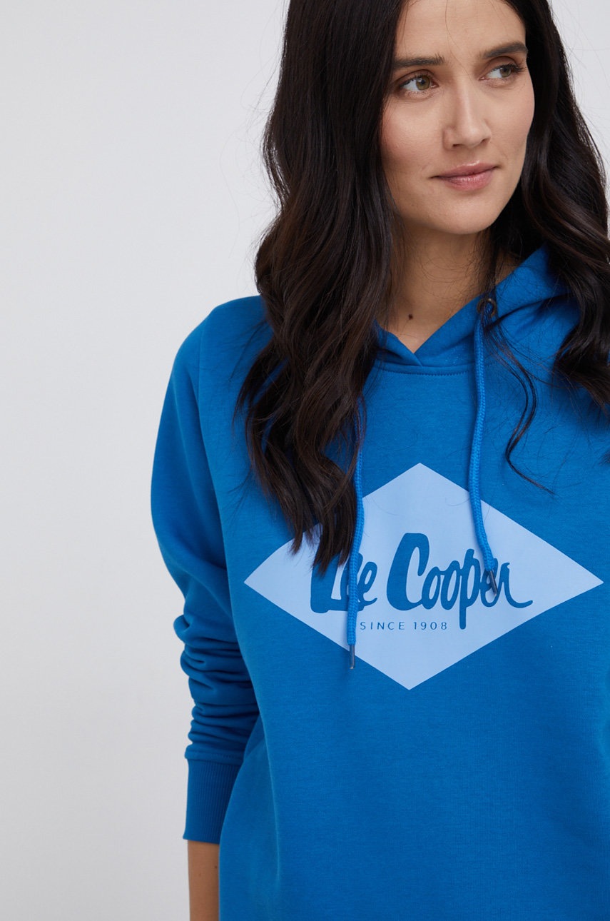 

Суичър Lee Cooper дамски с принт, Виолетов