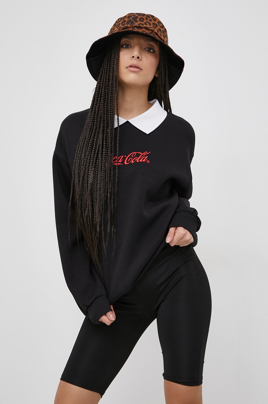 

Кофта Local Heroes Coca x Cola женская цвет чёрный гладкая
