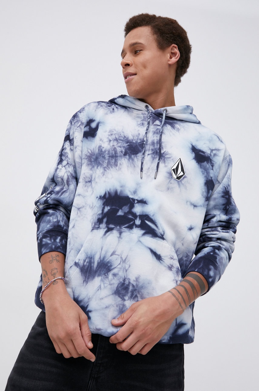 

Суичър Volcom мъжки с десен, Син