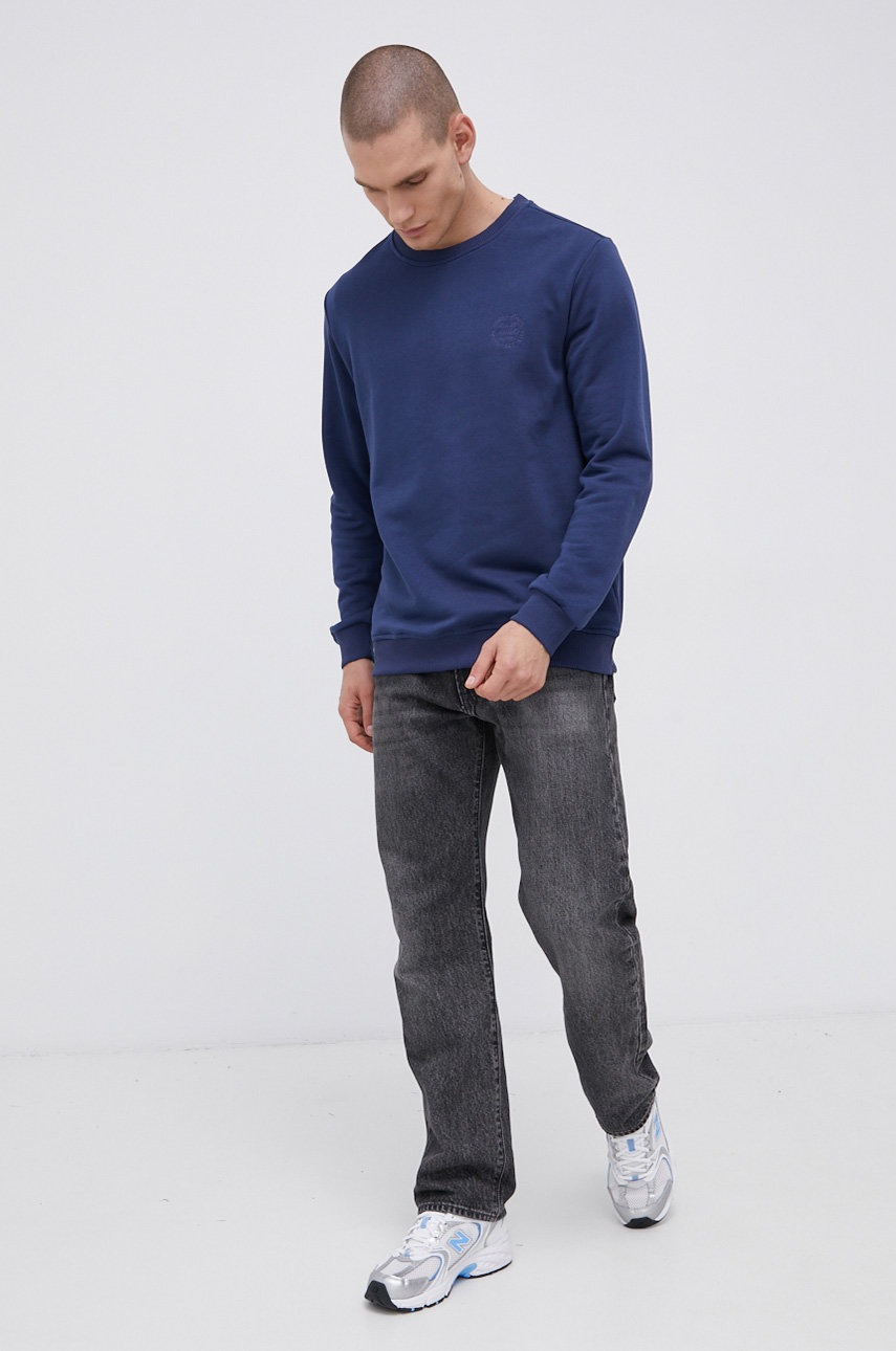 

Кофта Cross Jeans мужская цвет синий гладкая