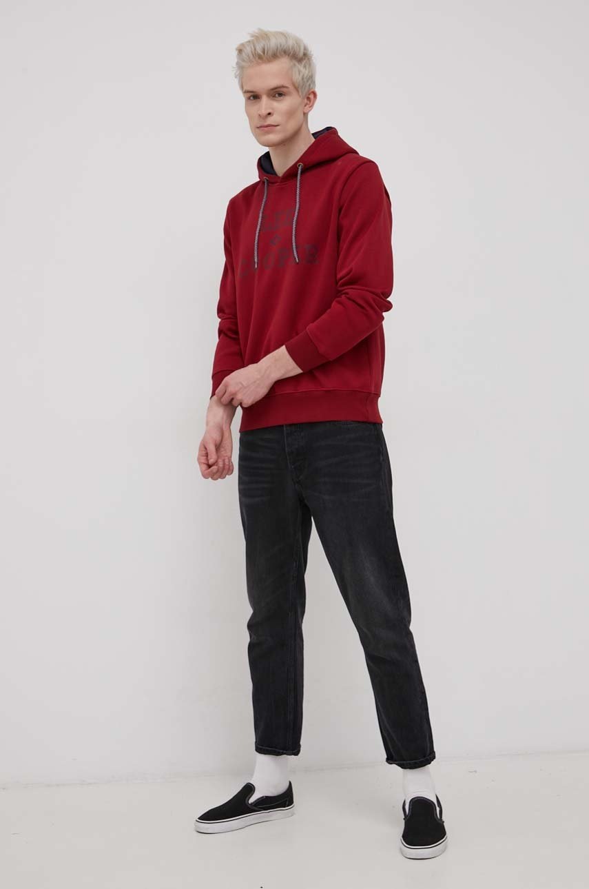 

Кофта Lee Cooper мужская цвет красный гладкая