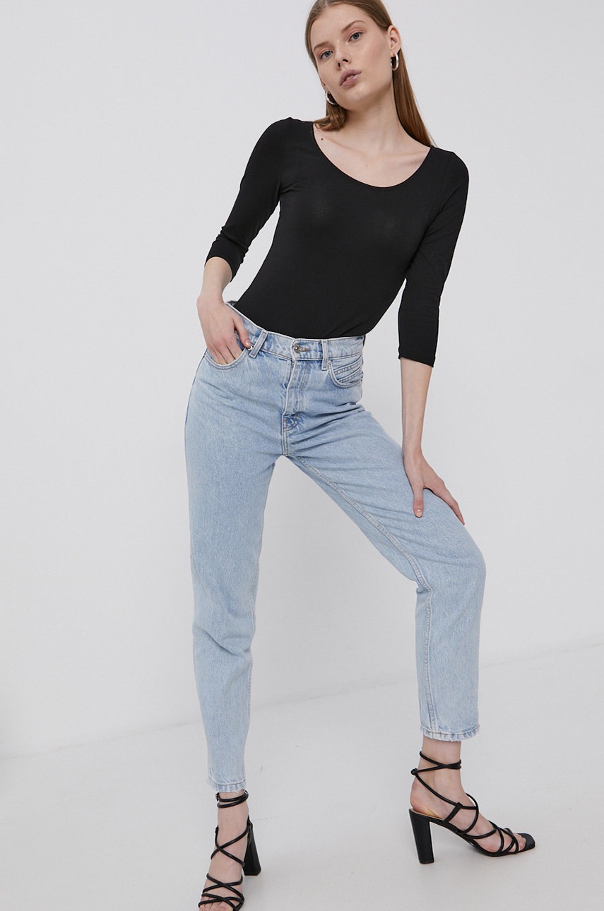 

Лонгслив Cross Jeans женский цвет чёрный