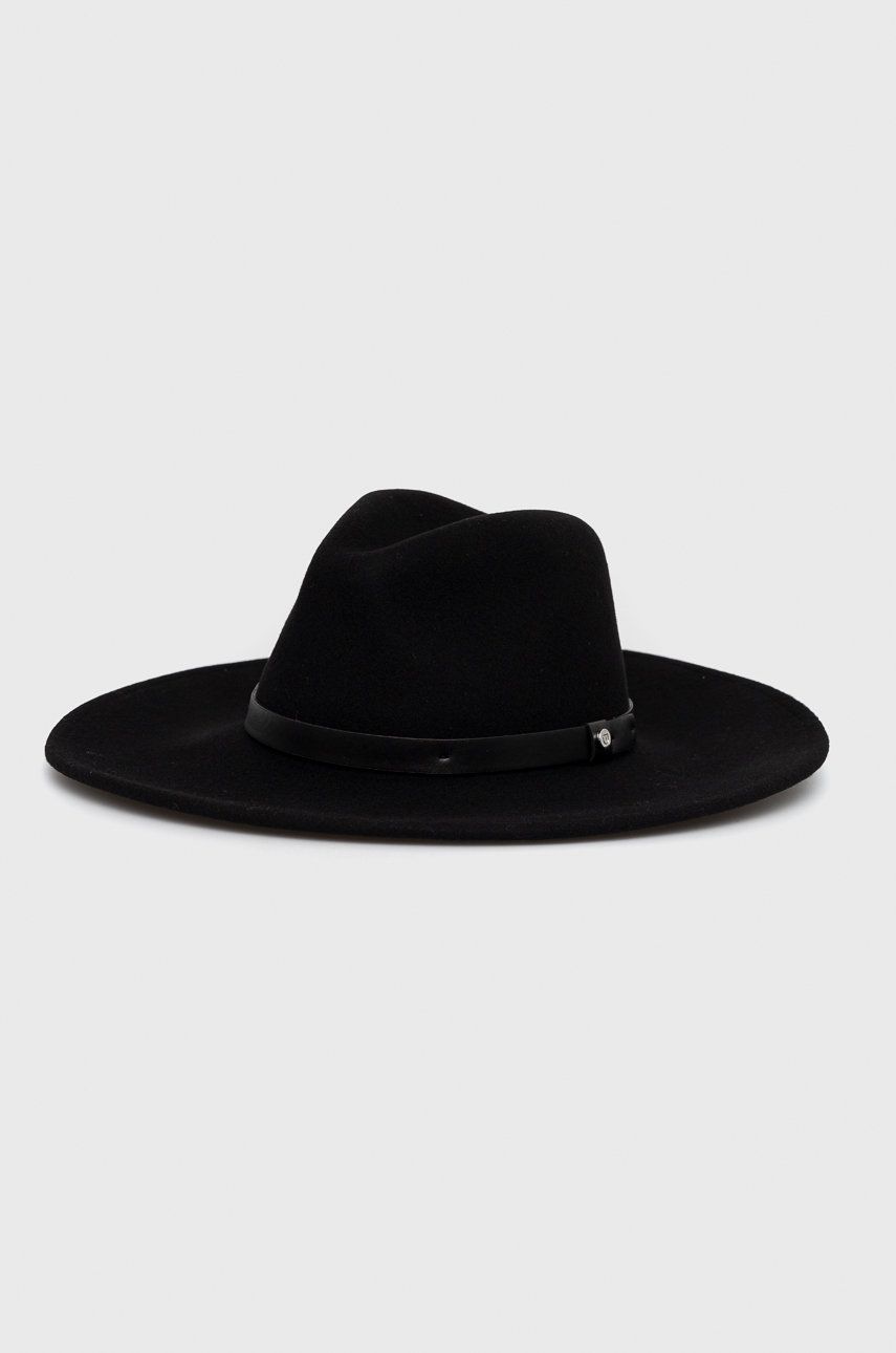 Brixton Pălărie de lână culoarea negru, de lână answear.ro imagine megaplaza.ro