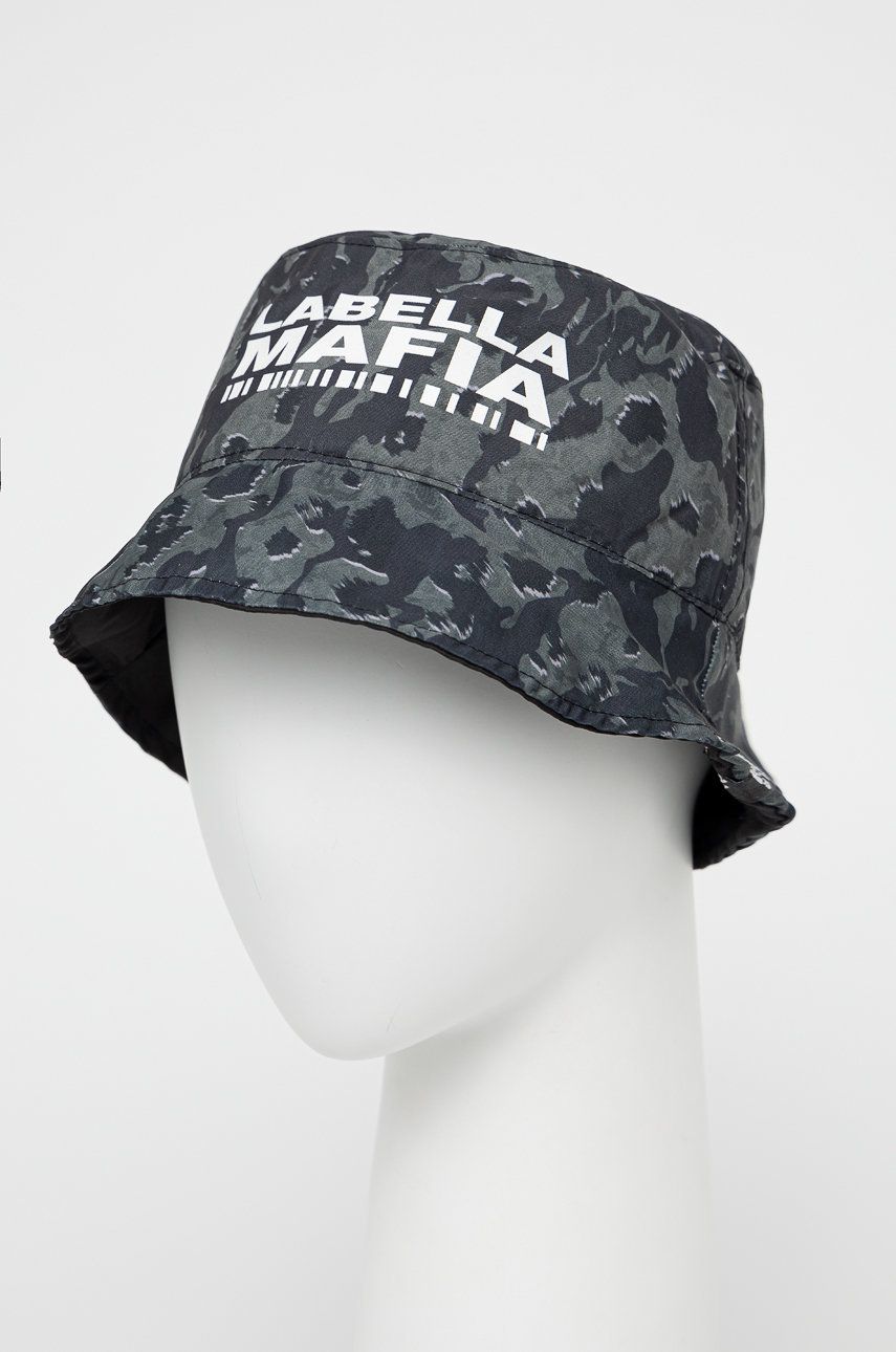 Oboustranný klobouk LaBellaMafia zelená barva - zelená -  100% Polyester