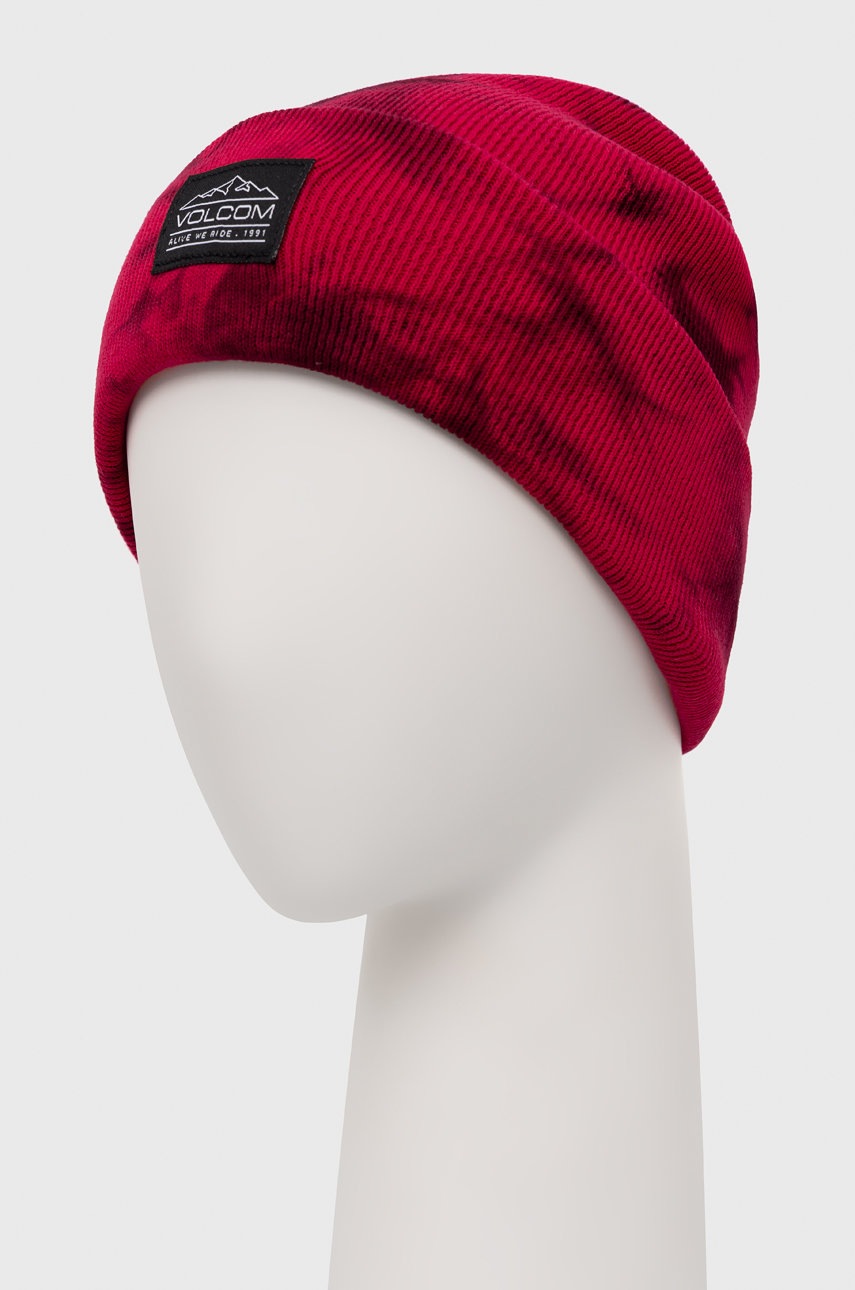 

Хлопковая шапка Volcom цвет фиолетовый хлопковая
