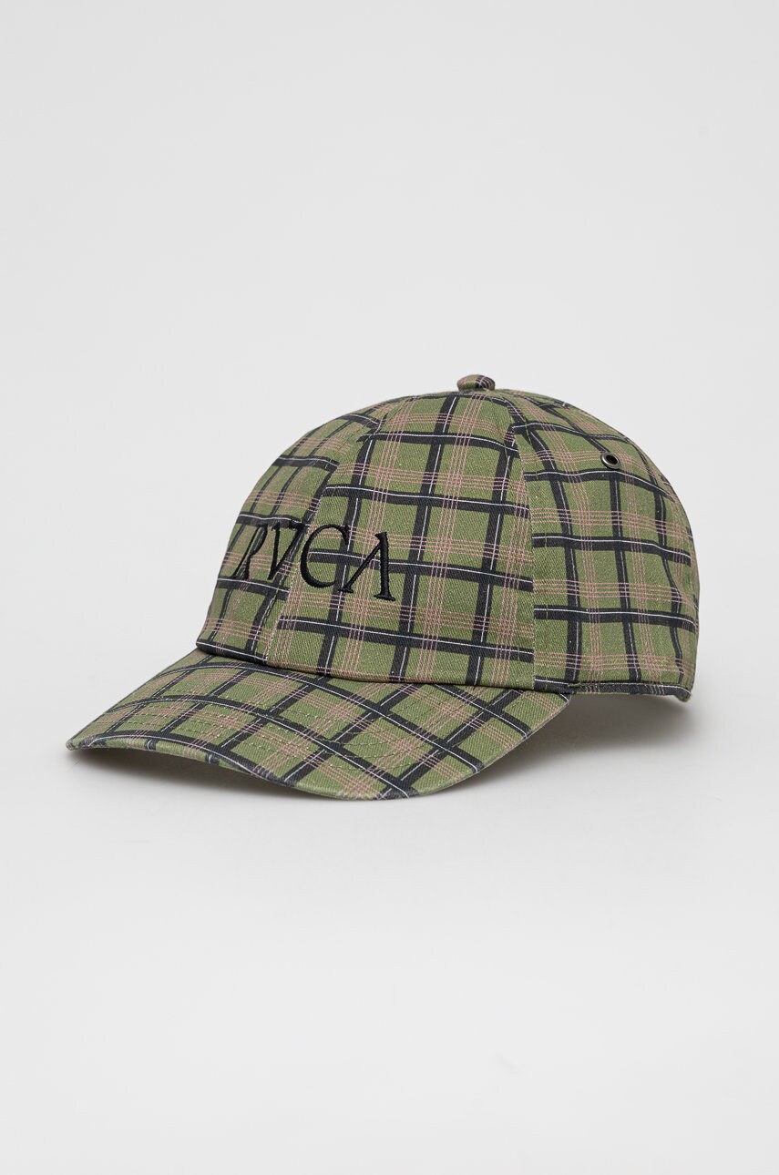 

Шапка RVCA в зелено с изчистен дизайн, Зелен