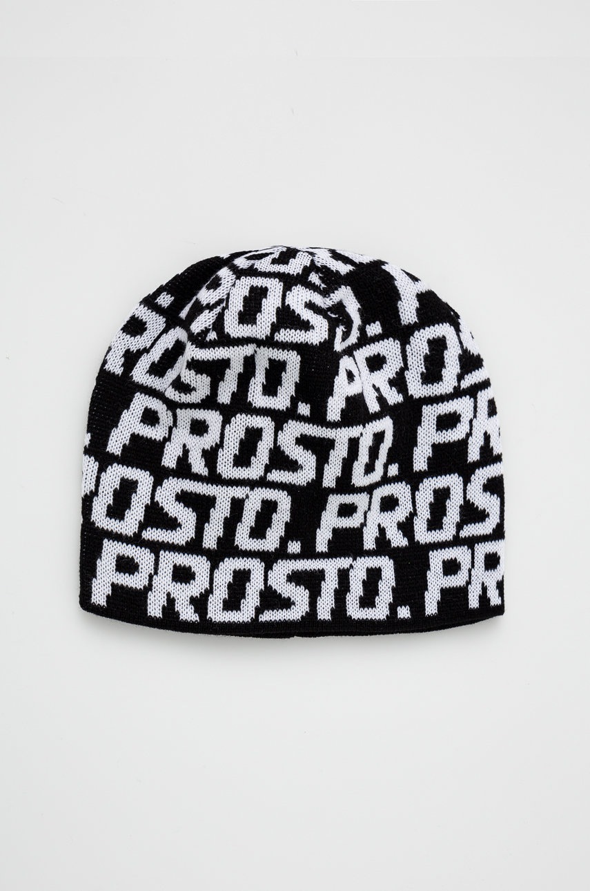 

Шапка Prosto в черно, Черен