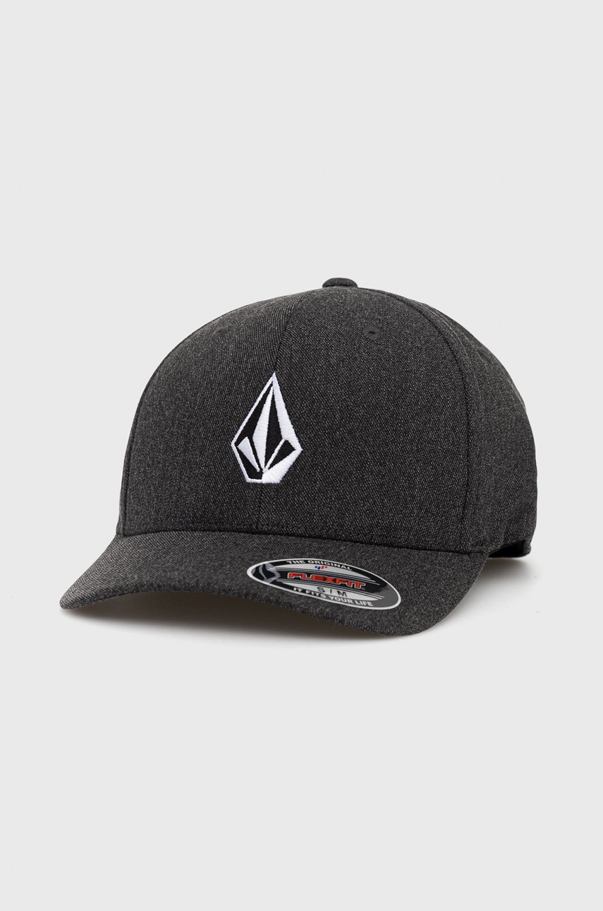 

Кепка Volcom колір сірий візерунок