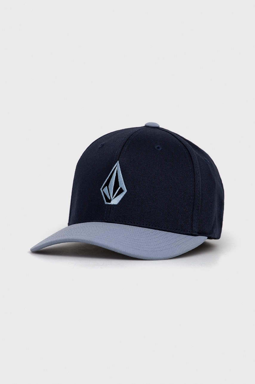 

Шапка Volcom в тъмносиньо с апликация, Тъмносин