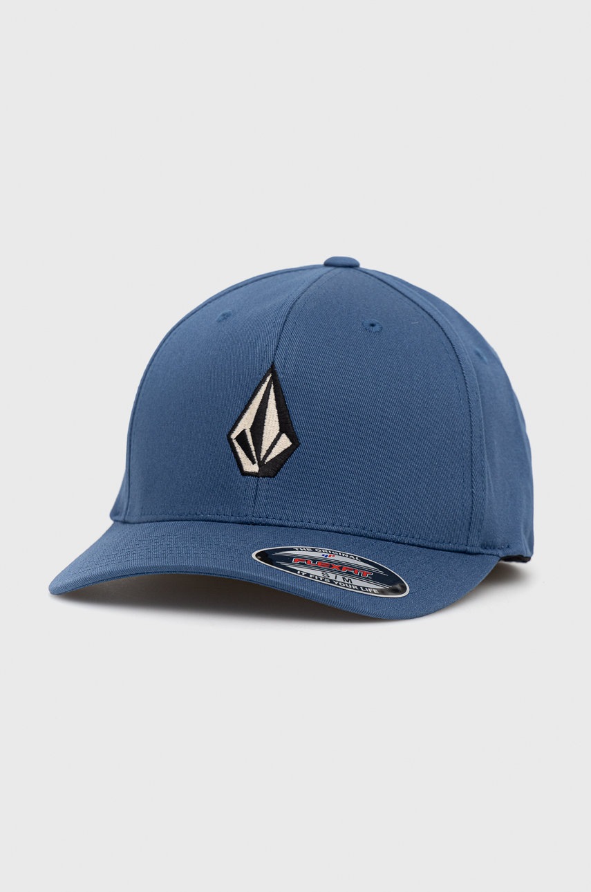 

Шапка Volcom в тъмносиньо с изчистен дизайн, Тъмносин