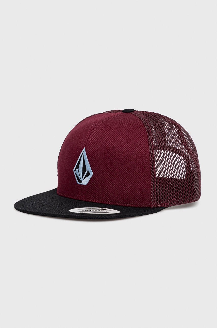 

Шапка Volcom в лилаво с апликация, Виолетов