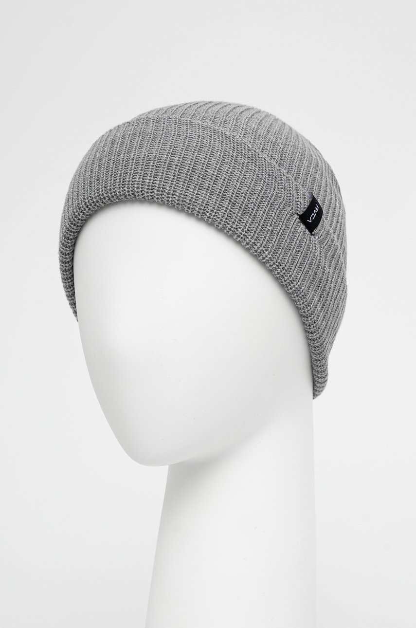 

Шапка RVCA колір сірий