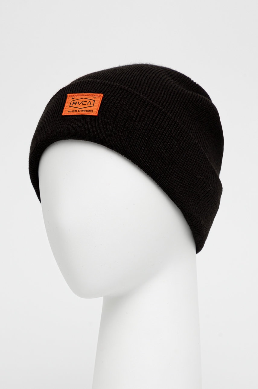 

Шапка RVCA колір чорний