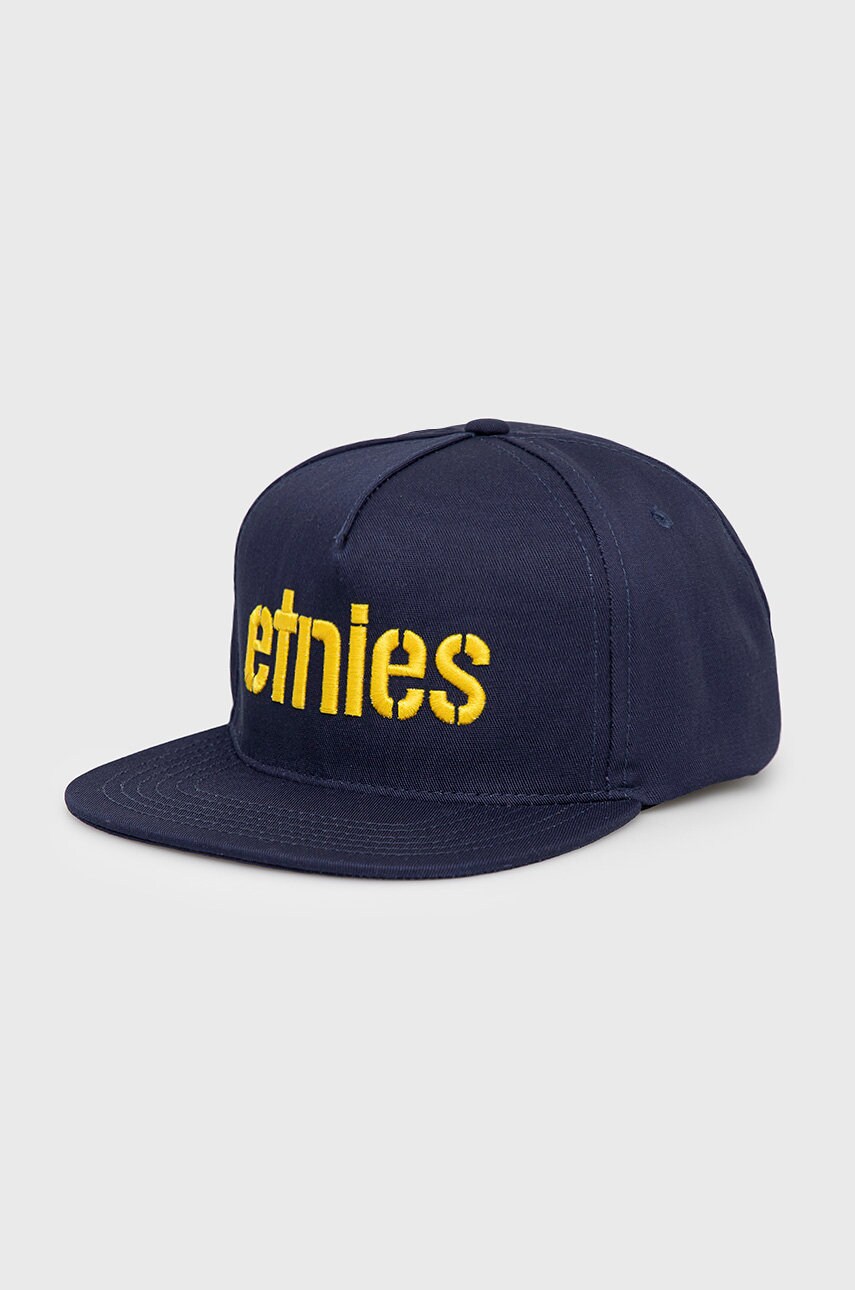 

Шапка Etnies Icon в тъмносиньо с апликация, Тъмносин