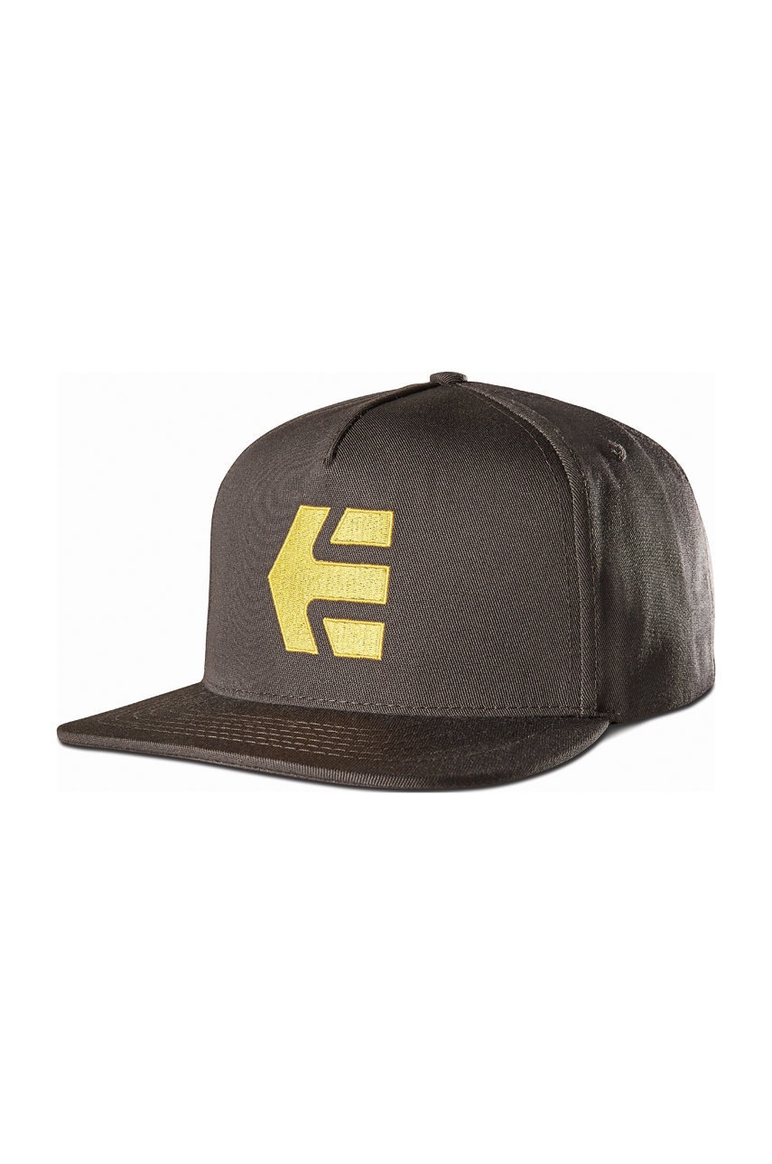 

Шапка Etnies Icon в кафяво с апликация, Кафяв