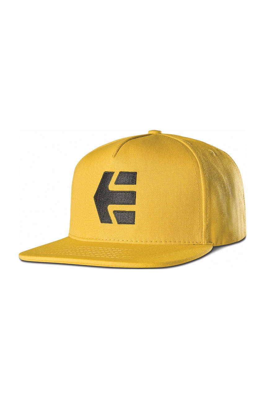 

Шапка Etnies Icon в жълто с апликация, Жълт