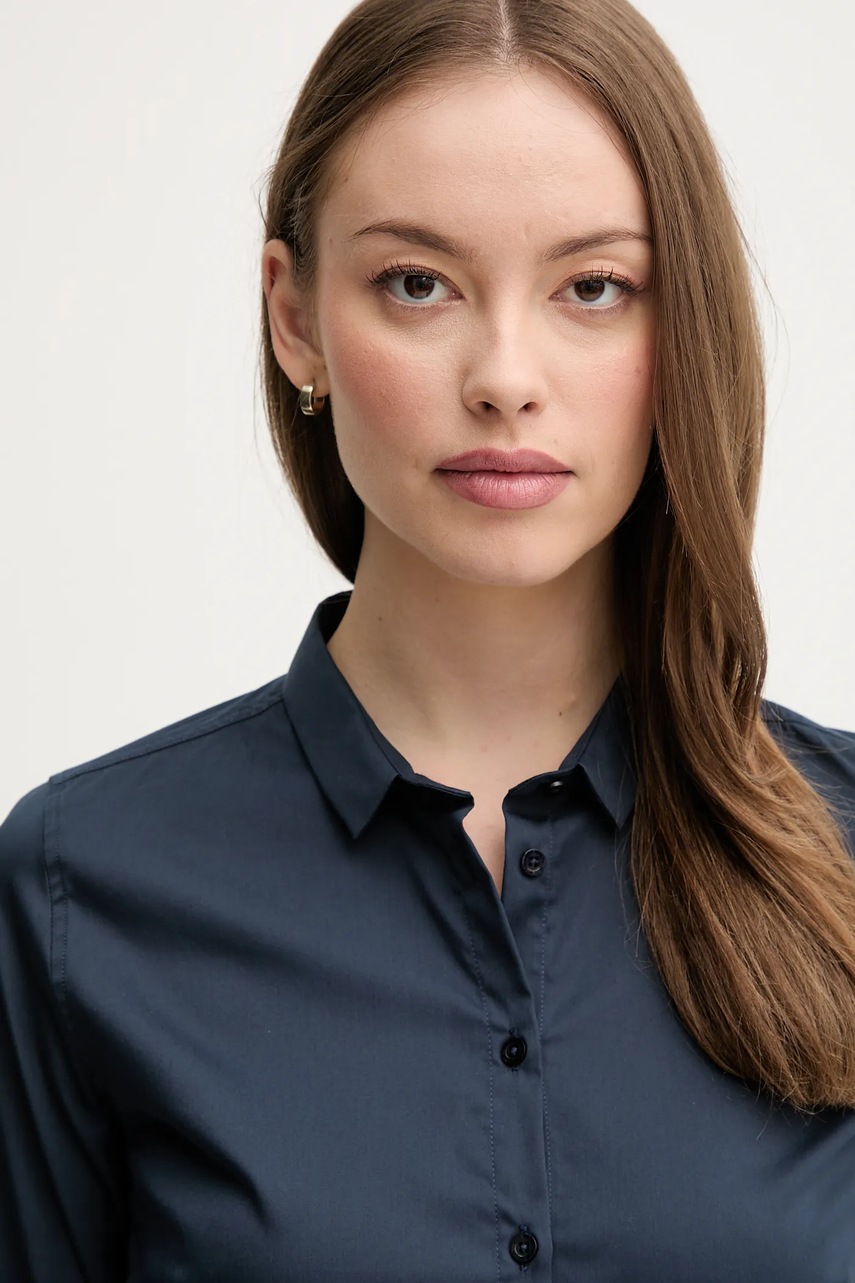 Πουκάμισο Mos Mosh χρώμα: μαύρο φωτογραφία