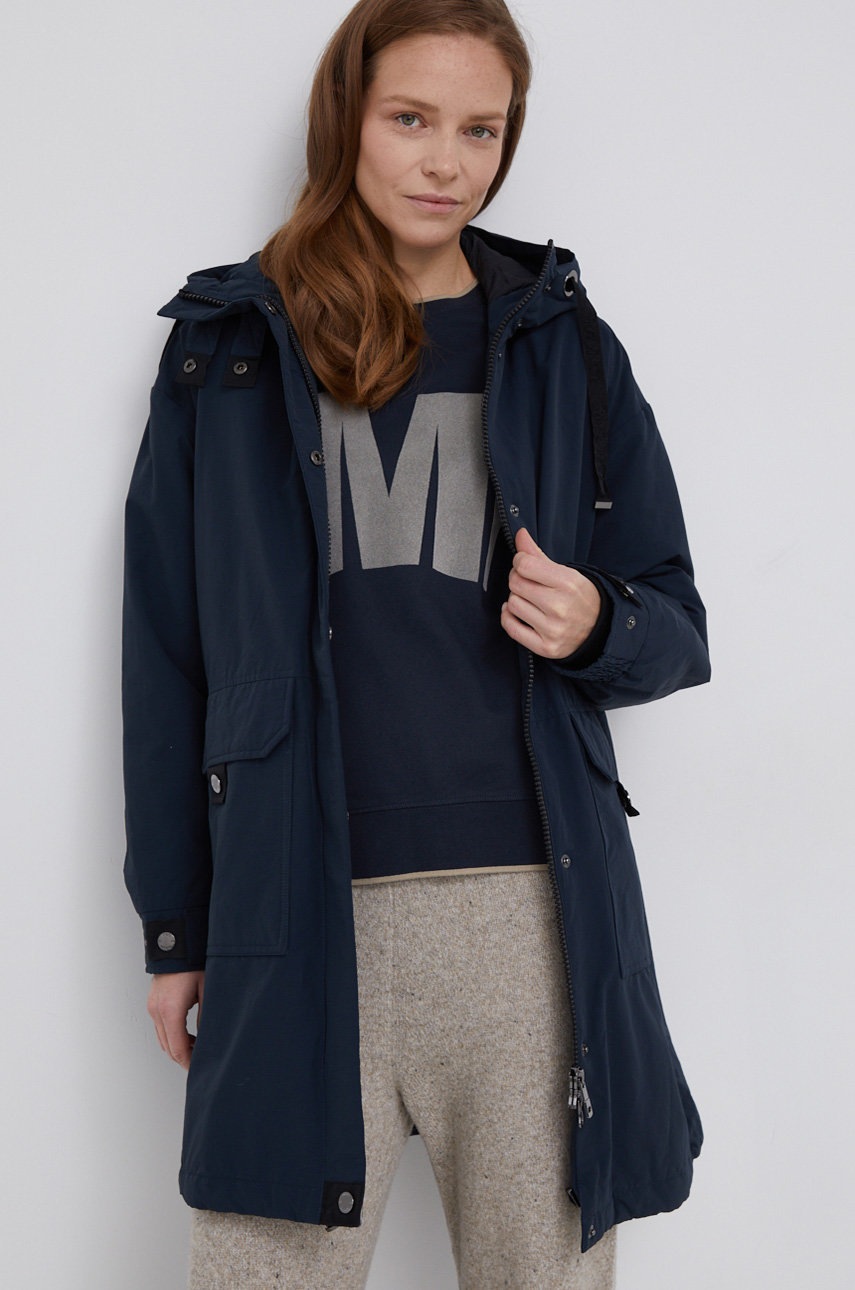 

Куртка Mos Mosh женская цвет синий переходная oversize