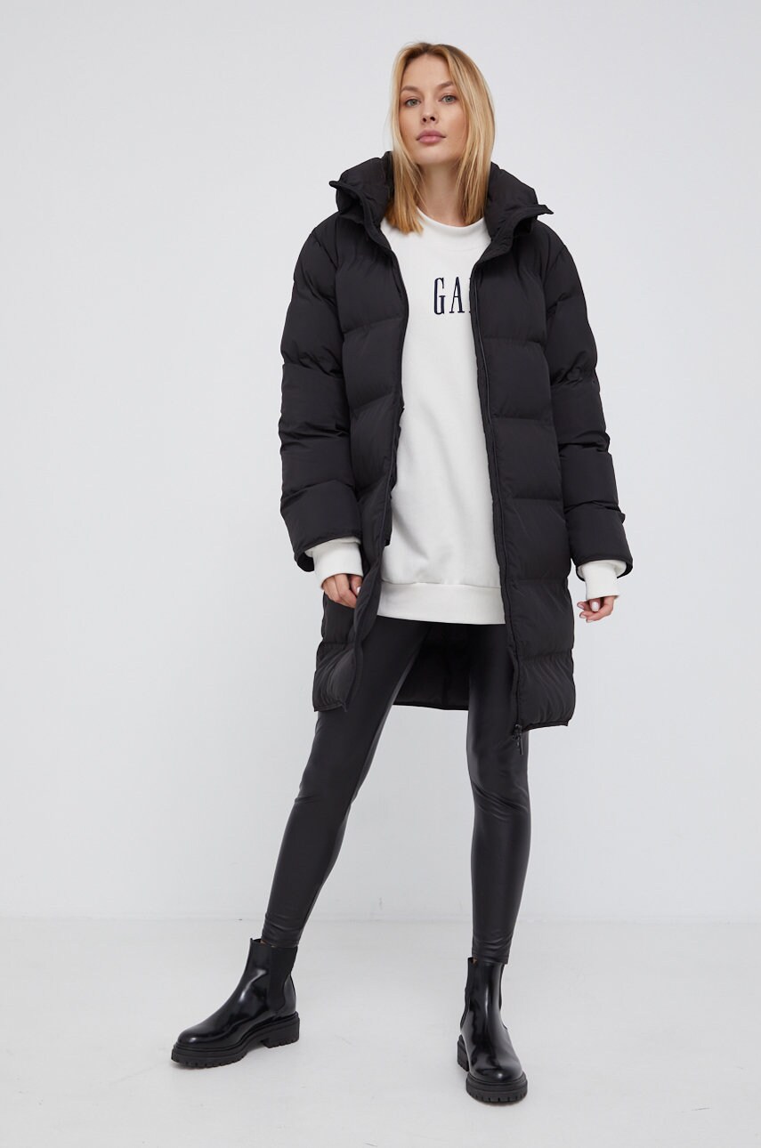

Куртка Frieda & Freddies жіноча колір чорний зимова oversize