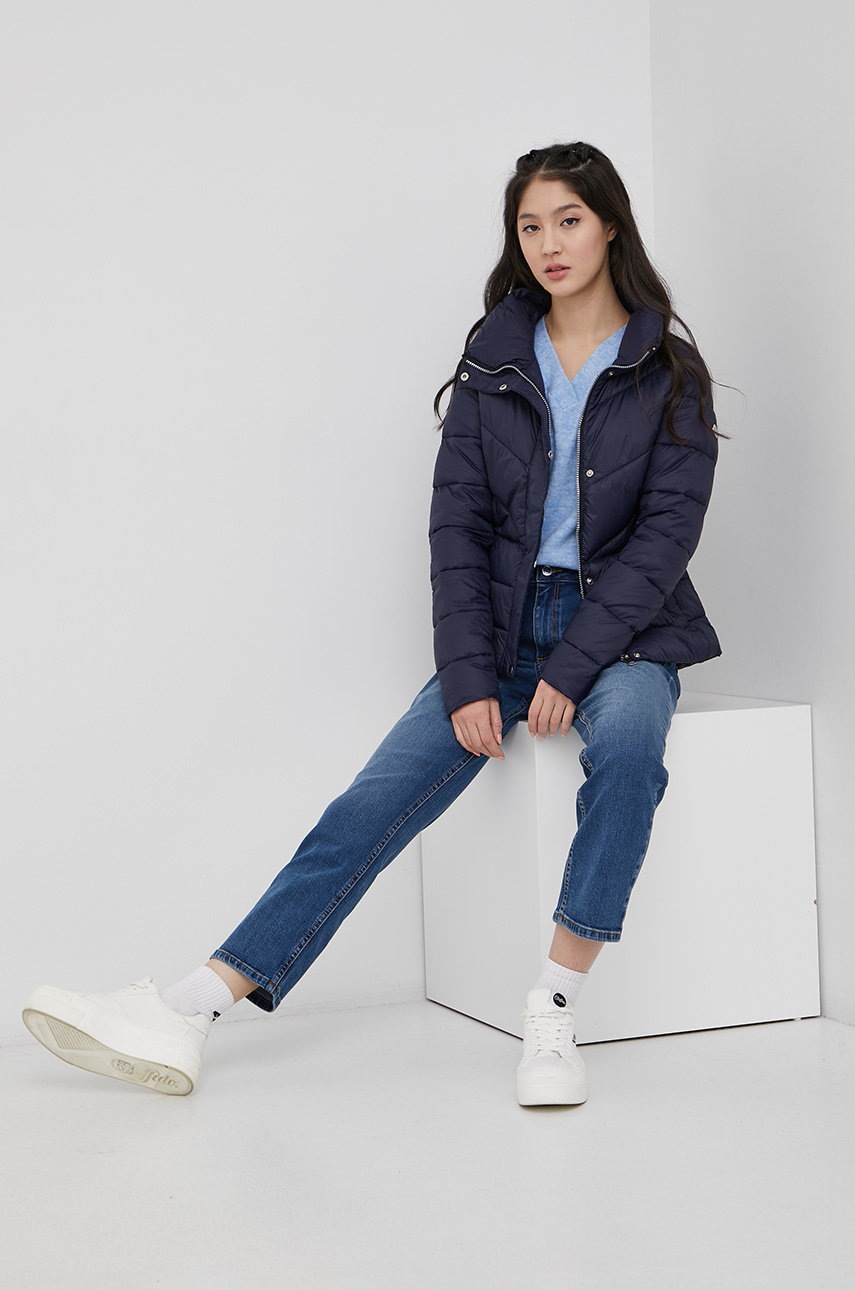 

Яке Cross Jeans дамско в тъмносиньо с преходна изолация, Тъмносин