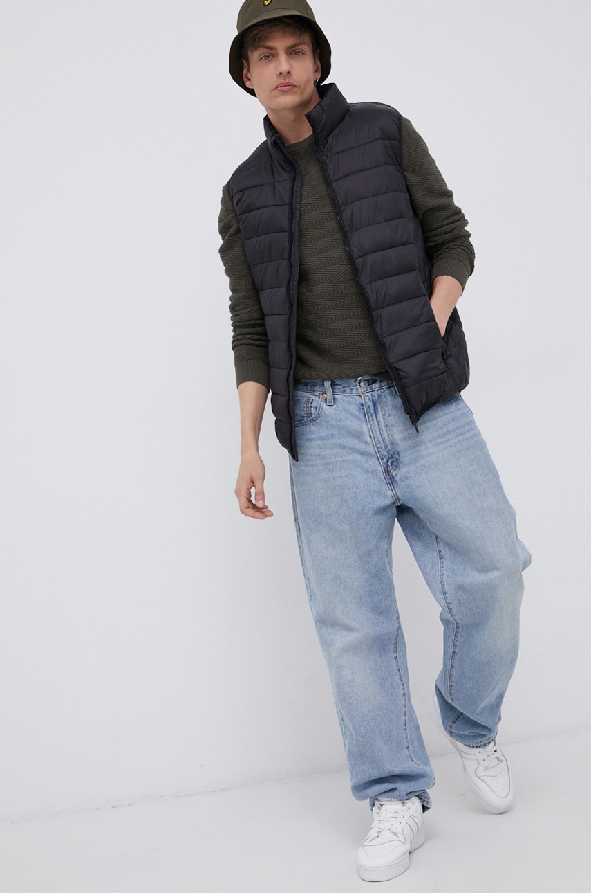 

Безрукавка Cross Jeans чоловічий колір чорний перехідний