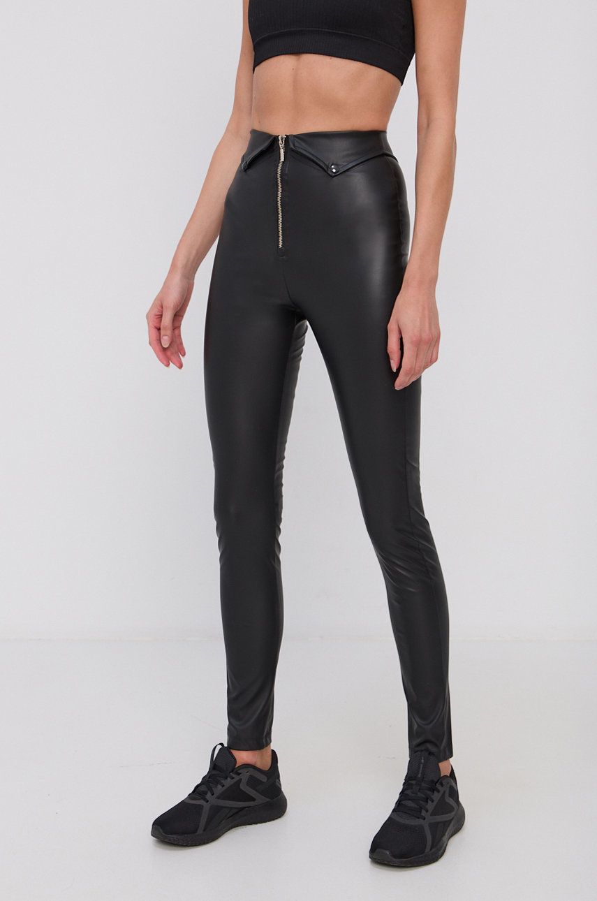 LaBellaMafia Pantaloni femei, culoarea negru answear imagine noua