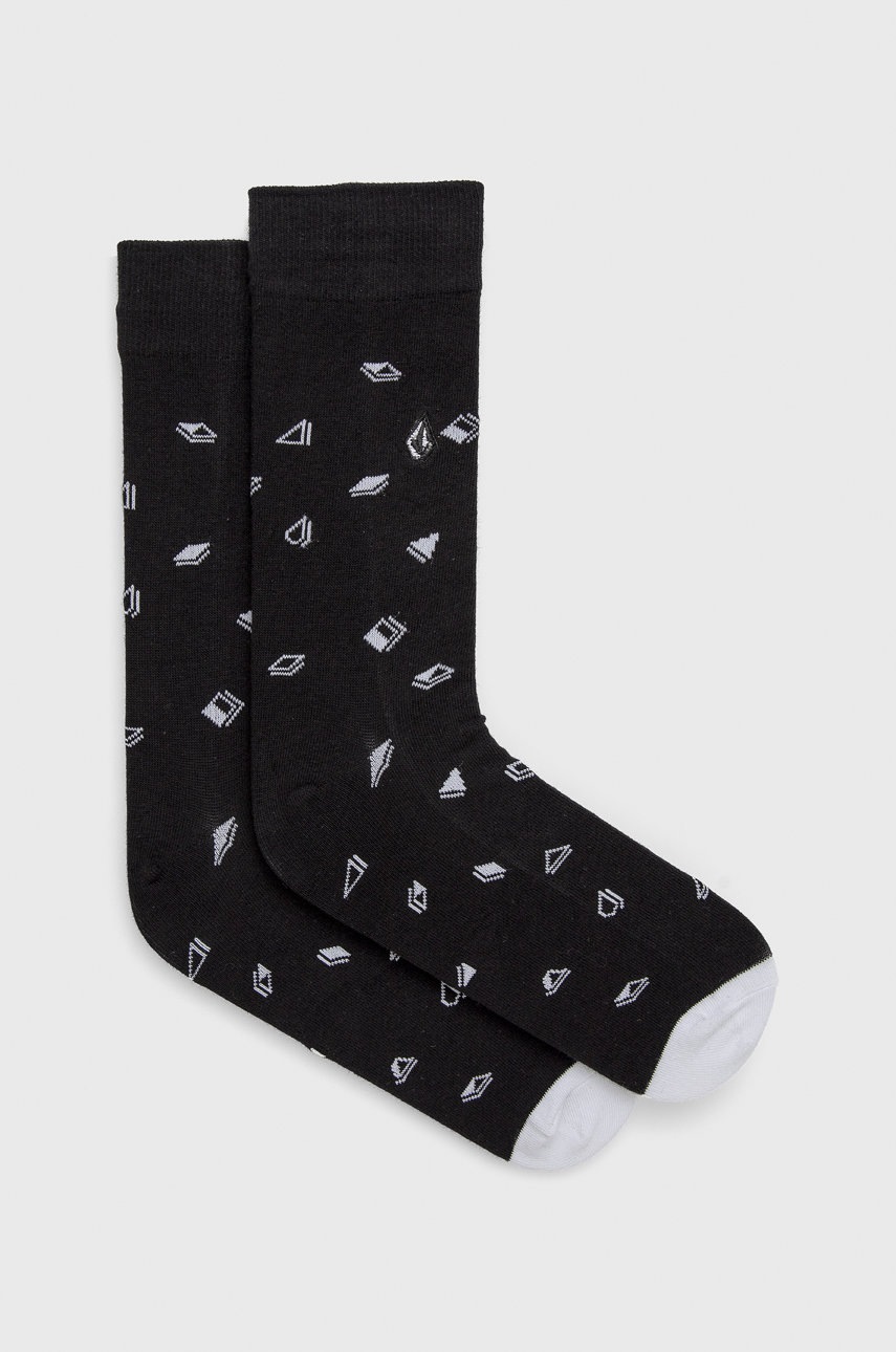 

Чорапи Volcom мъжки в черно, Черен