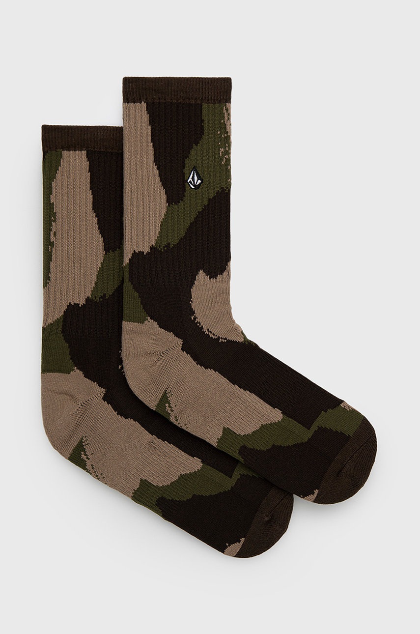 

Чорапи Volcom мъжки в зелено, Зелен