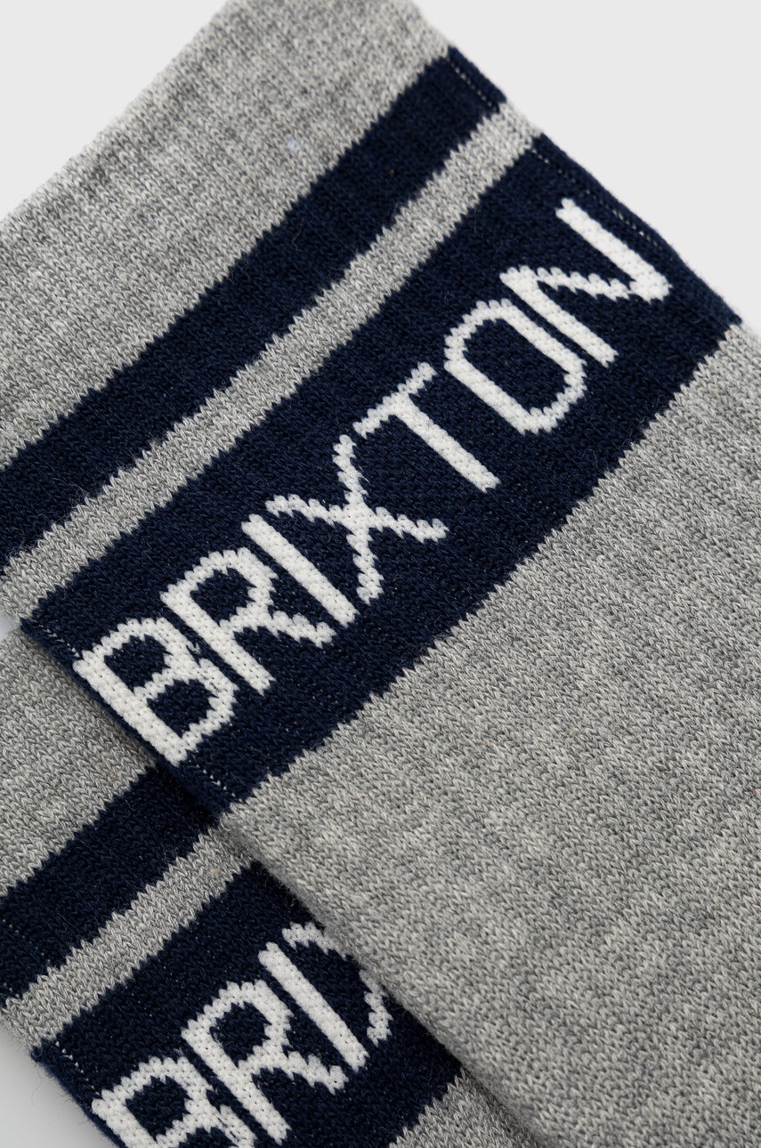 

Шкарпетки Brixton чоловічі колір сірий