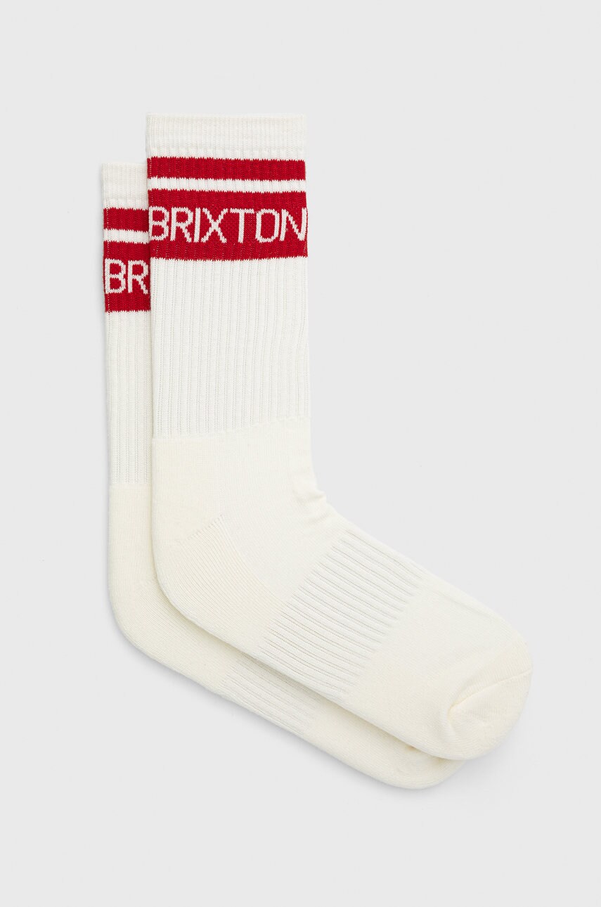 

Чорапи Brixton мъжки в бяло, Бял