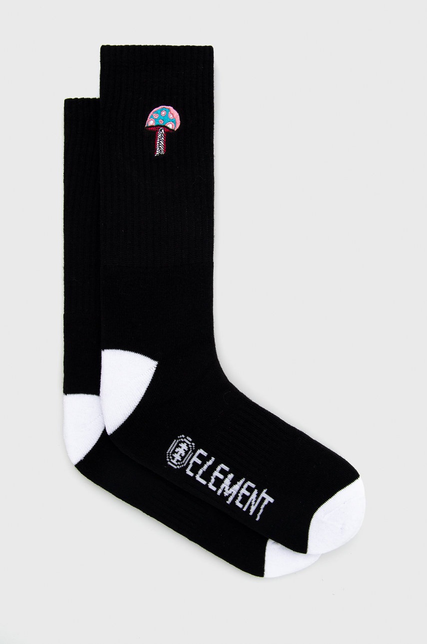 

Чорапи Element мъжки в черно, Черен