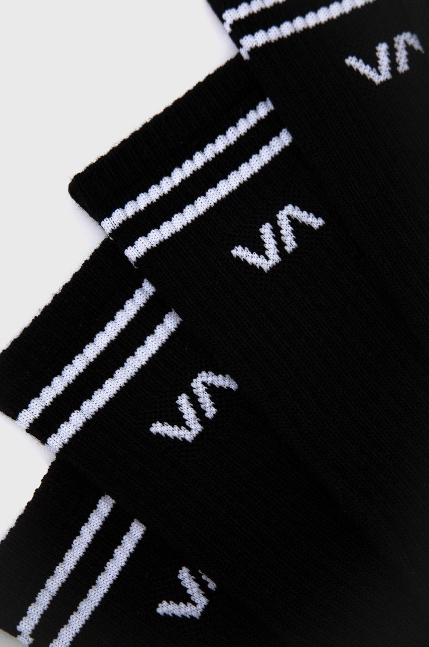

Шкарпетки RVCA (5-pack) чоловічі колір чорний