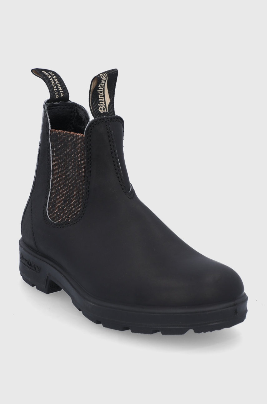 

Шкіряні черевики Blundstone 1924 жіночі колір чорний на плоскому ходу