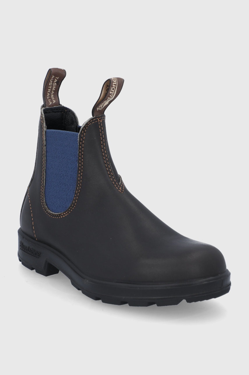 

Шкіряні черевики Blundstone 578 жіночі колір чорний на плоскому ходу