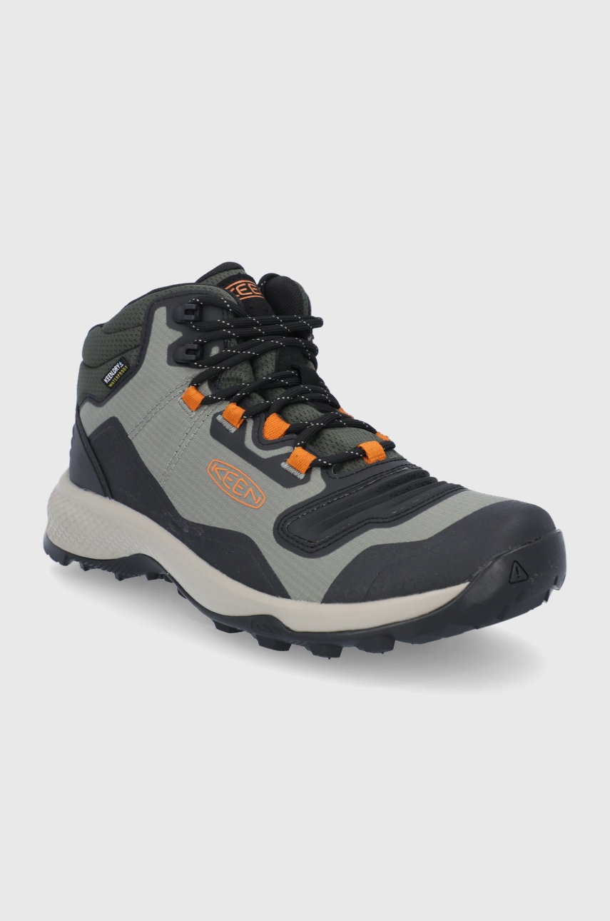 

Ботинки Keen Tempo Flex мужские цвет серый с утеплением