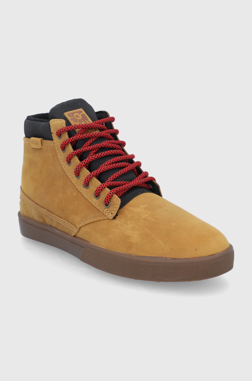 

Кожаные ботинки Etnies Jameson мужские цвет жёлтый