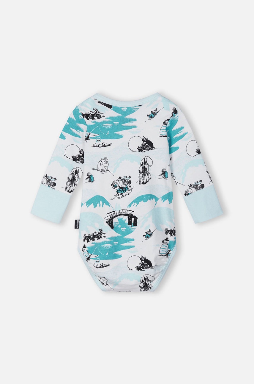 

Боді для немовлят Reima Moomin Snyggast колір бірюзовий