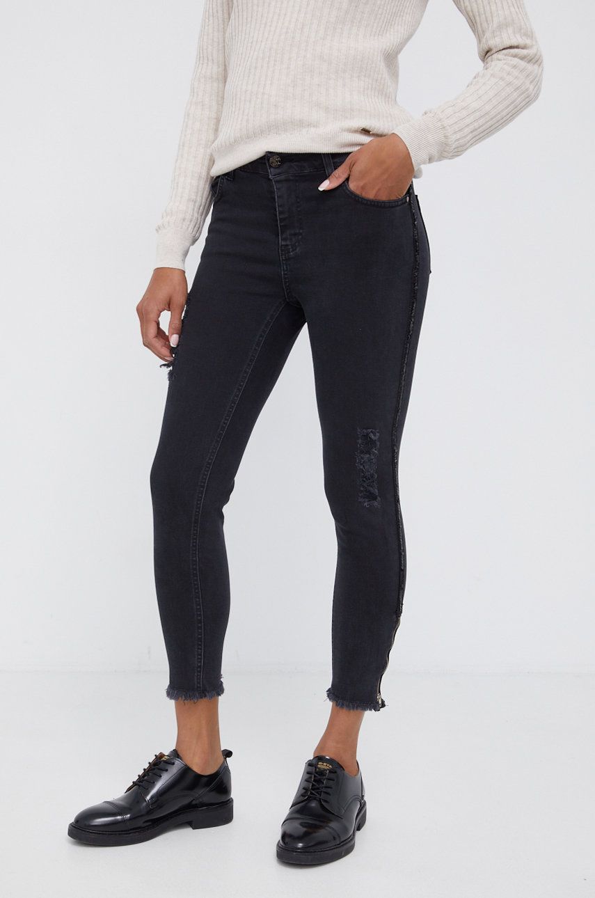 XT Studio Jeans femei, medium waist imagine reduceri black friday 2021 answear.ro
