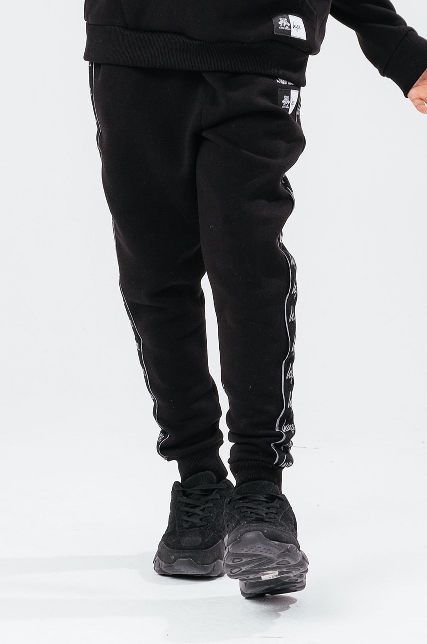 Hype pantaloni copii x space jam culoarea negru, cu imprimeu