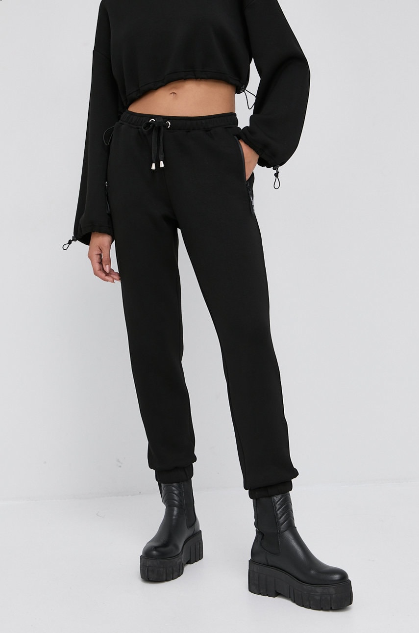 Silvian heach pantaloni femei, culoarea negru