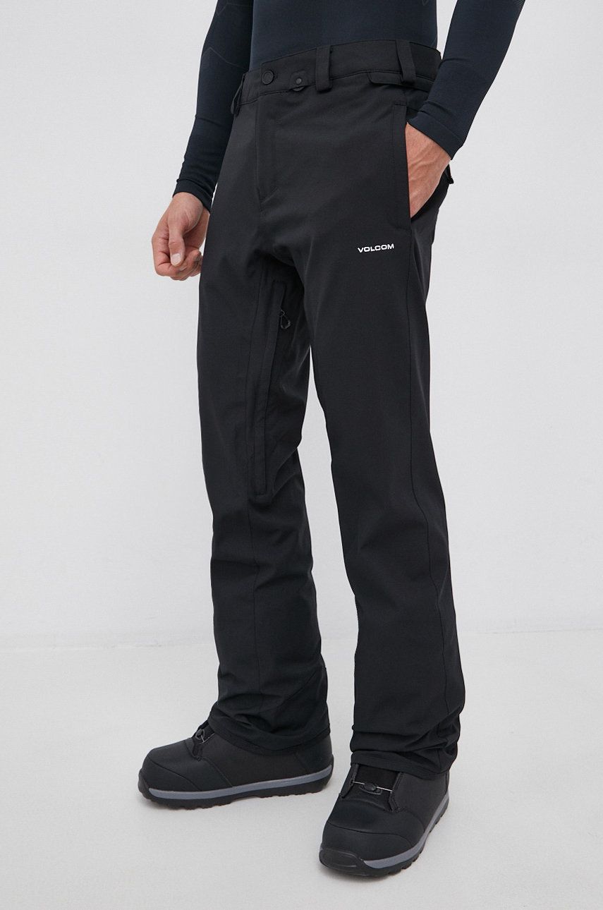 Volcom Pantaloni snowboard bărbați, culoarea negru answear imagine noua