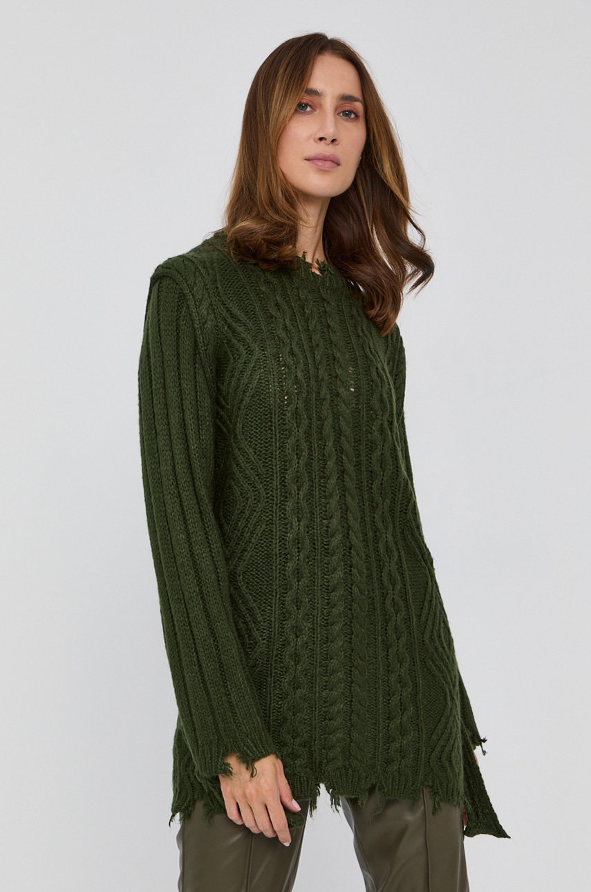 Silvian heach pulover culoarea verde
