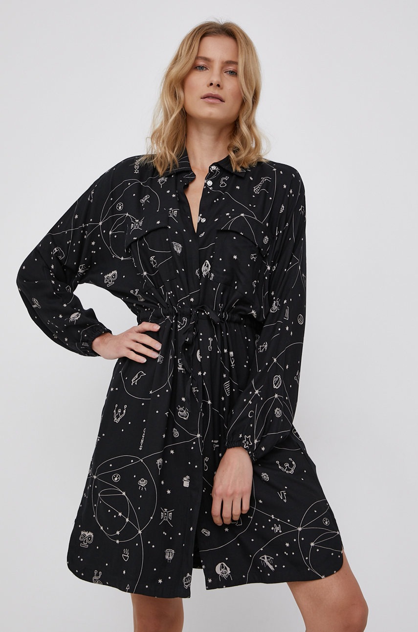

Платье Element цвет чёрный mini oversize