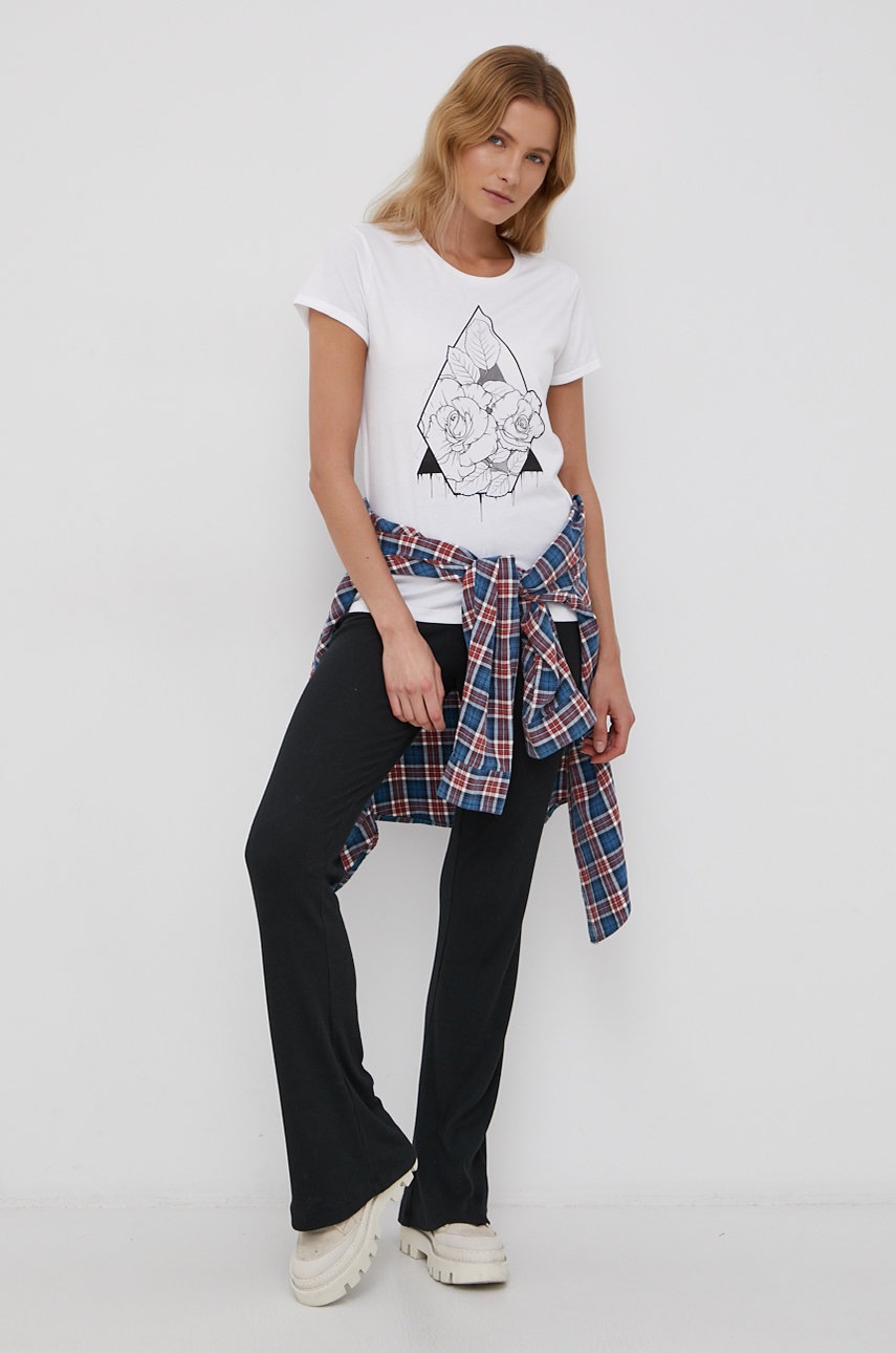

Футболка Volcom жіноча колір білий