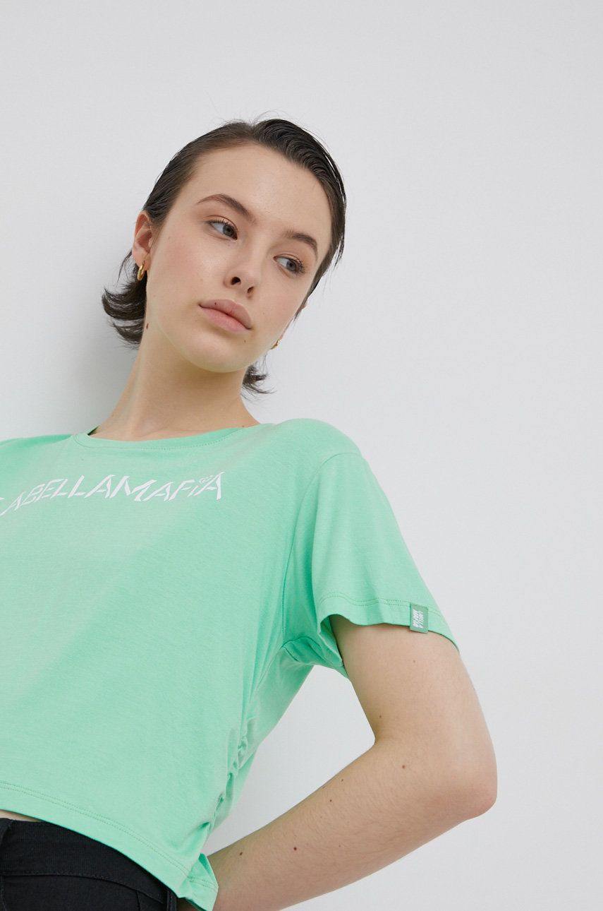 LaBellaMafia tricou femei, culoarea verde