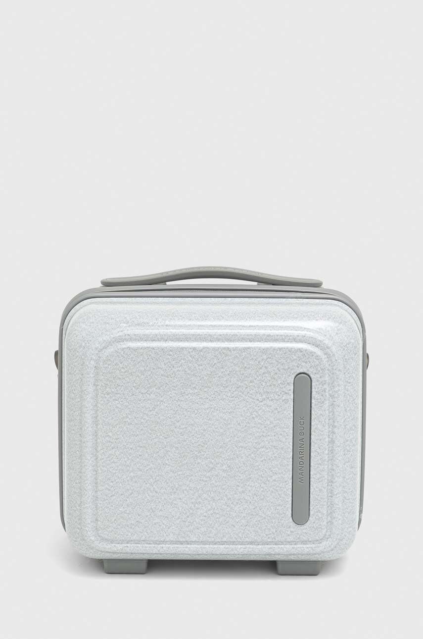 Levně Kosmetická taška Mandarina Duck LOGODUCK+ GLITTER šedá barva, P10GXN01