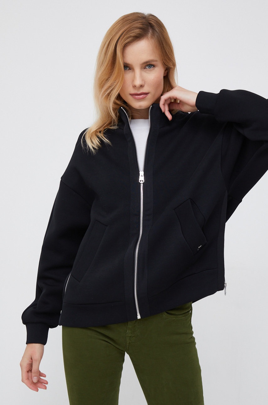 Mos Mosh bluza femei, culoarea negru, cu imprimeu answear.ro imagine noua